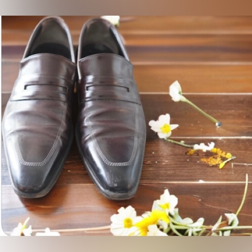 Hugo Boss Selection-Luxury Line Loafer -Brown Genuine Leather -Sz 7 Men …